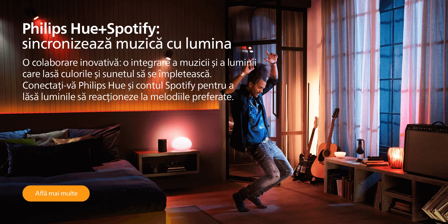 philips hue and spotify